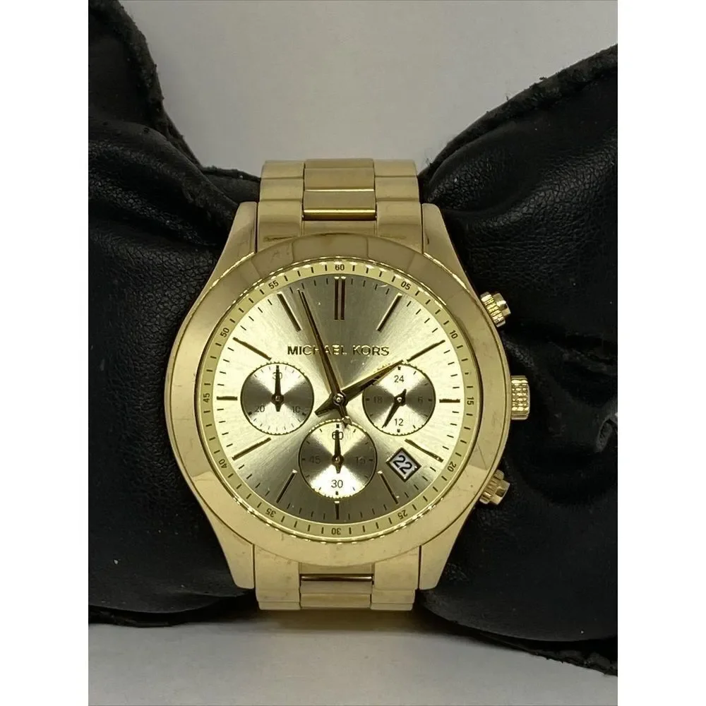 Michael Kors Runway MK6251 Womens Stainless Steel Analog Dial Quartz Watch UC492
